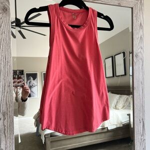 Beyond Yoga Pink Relaxed Sleeveless Tank Top